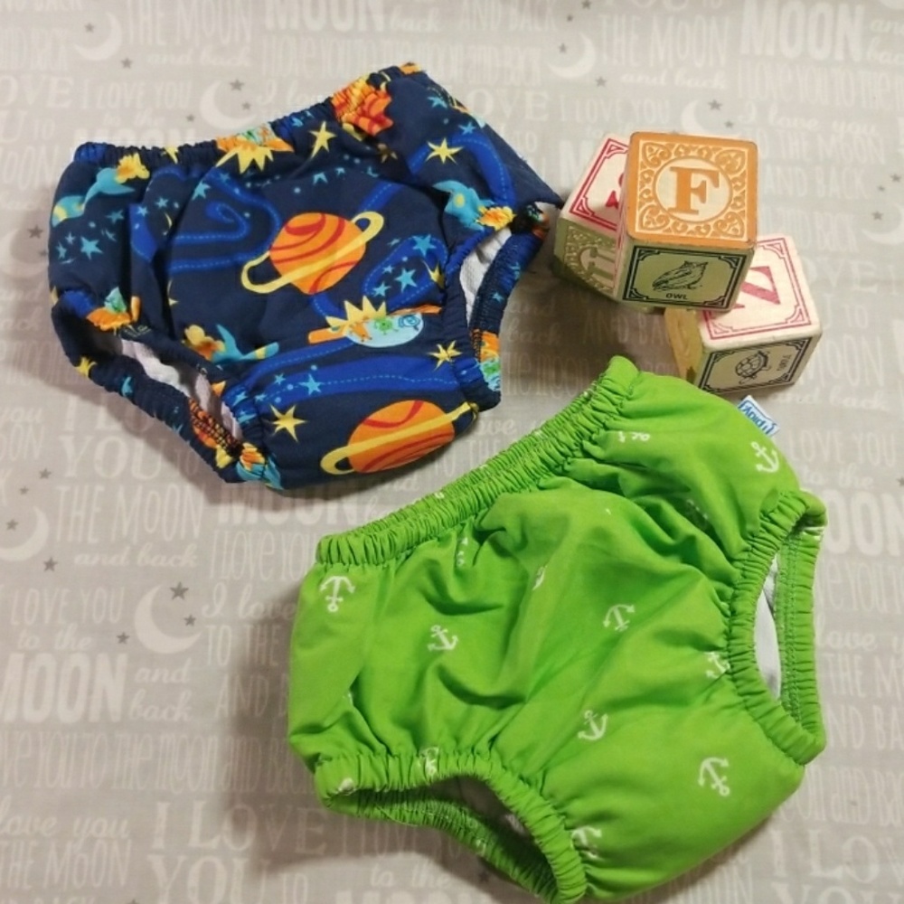 Lot of 2 iPlay cloth swim diaper SPF 50